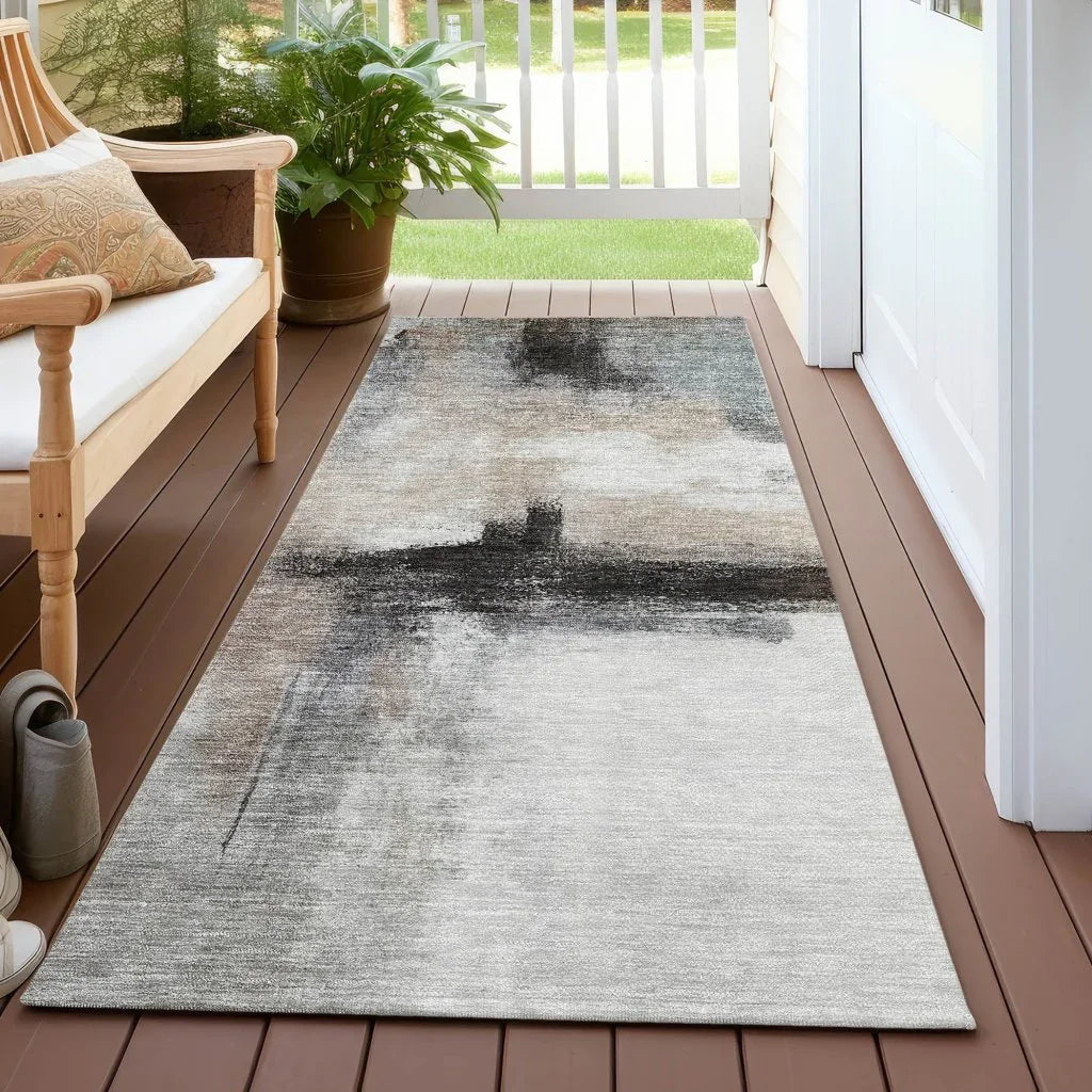 Tint Brown Washable Indoor-Outdoor Rug-Outdoor Rugs-LOOMLAN Rugs-LOOMLAN