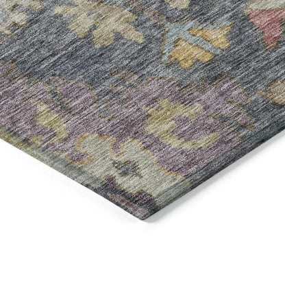 Tirana Blue Washable Indoor-Outdoor Rug-Outdoor Rugs-LOOMLAN Rugs-LOOMLAN