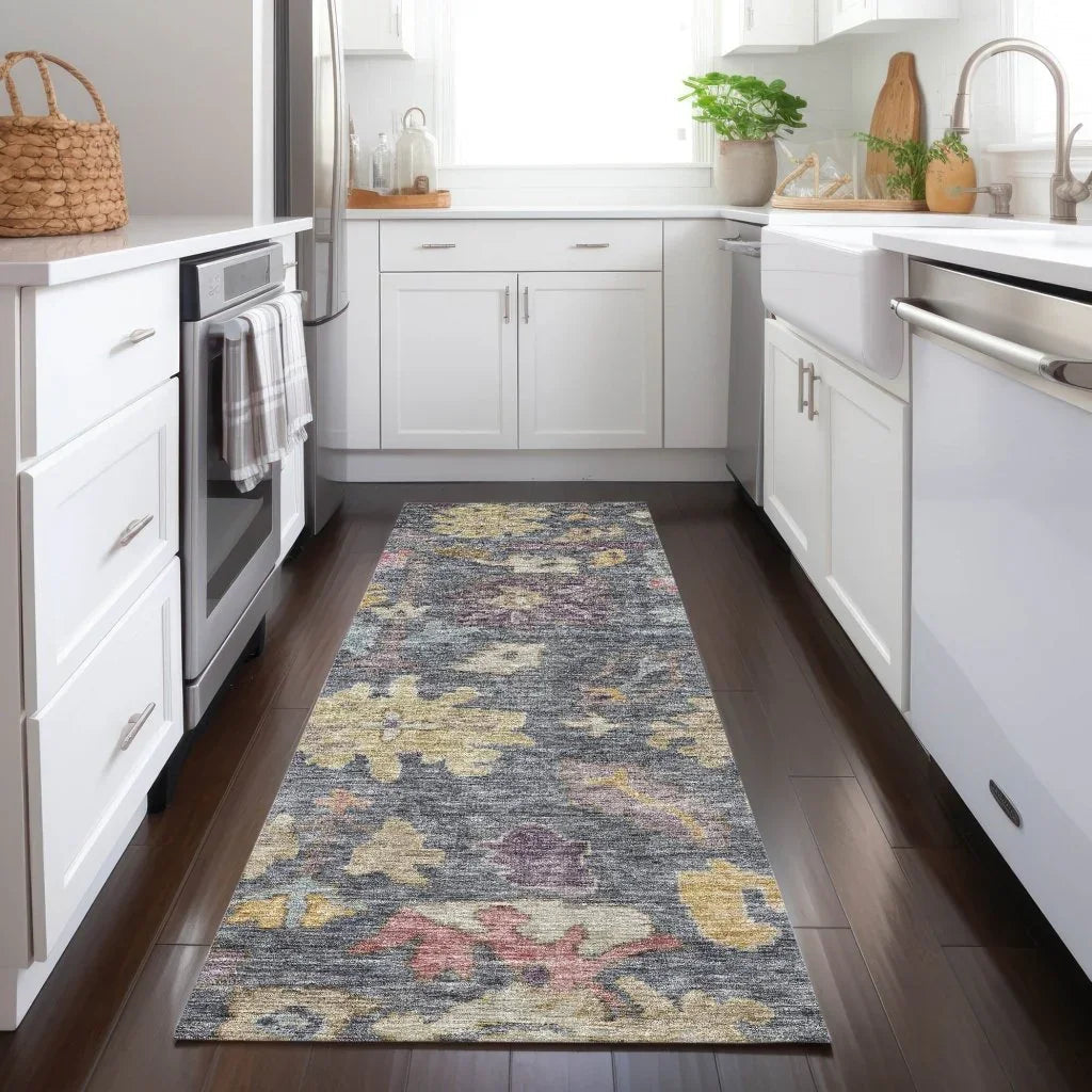 Tirana Blue Washable Indoor-Outdoor Rug-Outdoor Rugs-LOOMLAN Rugs-LOOMLAN