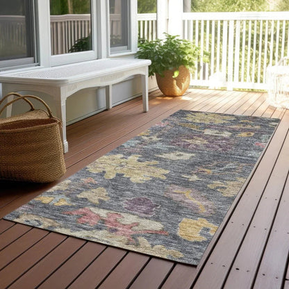 Tirana Blue Washable Indoor-Outdoor Rug-Outdoor Rugs-LOOMLAN Rugs-LOOMLAN