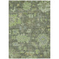 Tirana Green Washable Indoor-Outdoor Rug-Outdoor Rugs-LOOMLAN Rugs-2'6" x 3'10"-LOOMLAN