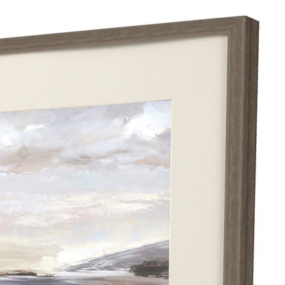 Tirwedd Glass Front Framed Wall Art 4PC