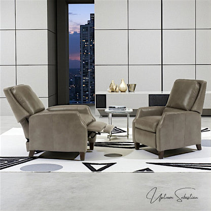 Titan Leather Power Push Button Recliner