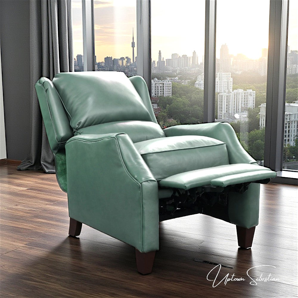 Titan Leather Power Push Button Recliner