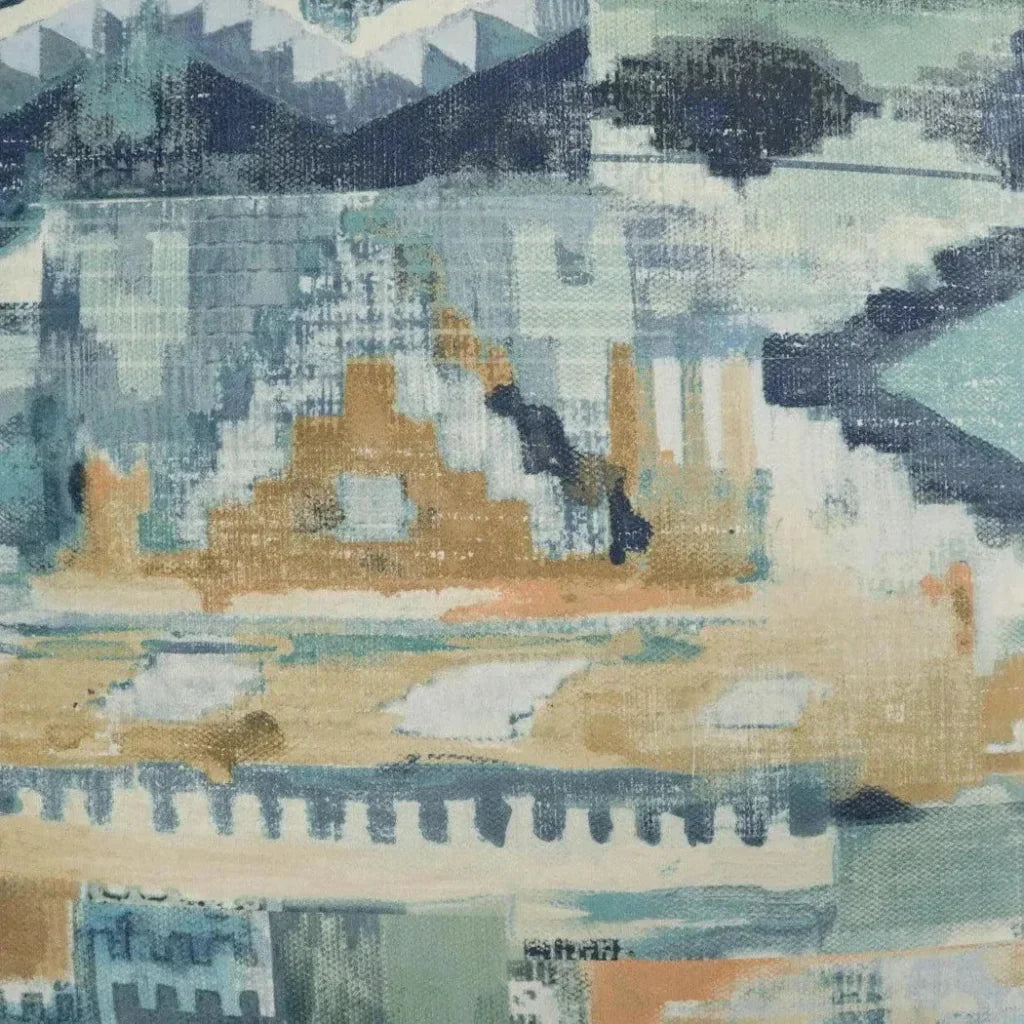 Tiuatan Blue Throw Pillow With Insert - LOOMLAN - D.V. Kap - Throw Pillows