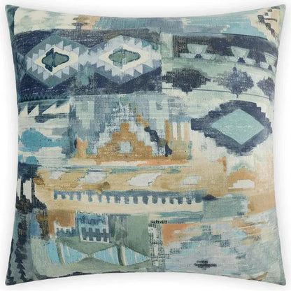 Tiuatan Blue Throw Pillow With Insert - LOOMLAN - D.V. Kap - Throw Pillows