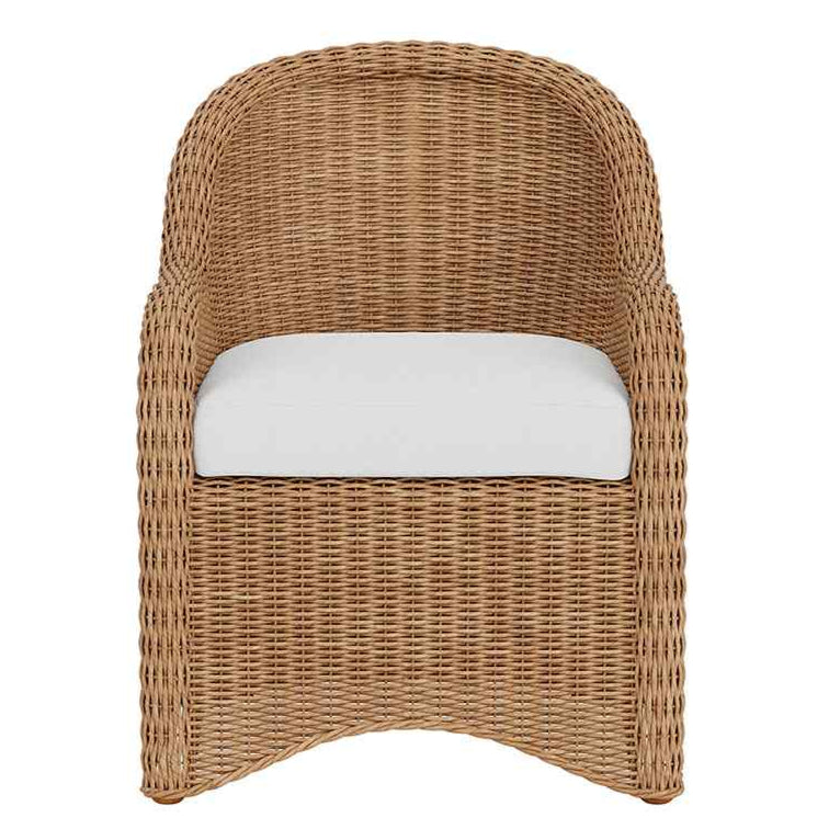 Tobago Hyacinth Outdoor Dining Armchair-Outdoor Dining Chairs-Lloyd Flanders-LOOMLAN