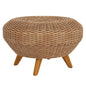 Tobago Hyacinth Outdoor Ottoman-Outdoor Ottomans-Lloyd Flanders-LOOMLAN