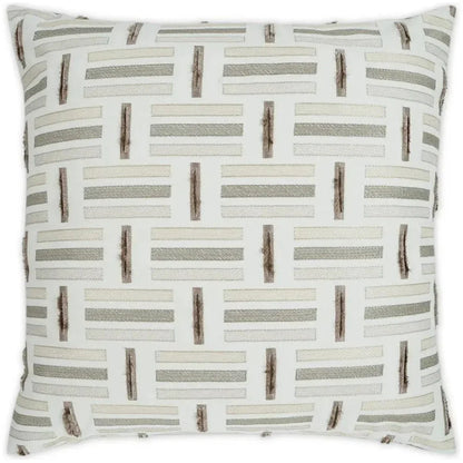 Toe Tapper Off - Whites White Throw Pillow Insert - LOOMLAN - D.V. Kap - Throw Pillows