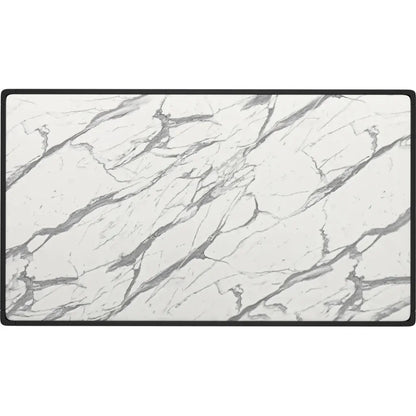 Tokai White Stone & Wood Rectangular Dining Table-Dining Tables-Zuo Modern-LOOMLAN