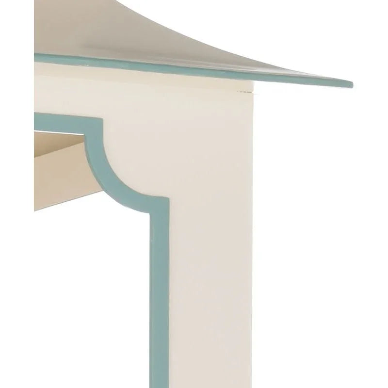 Tole Pagoda Handpainted Chain Hanging Lantern - LOOMLAN - Chelsea House - Lanterns