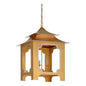 Tole Pagoda Handpainted Chain Hanging Lantern - LOOMLAN - Chelsea House - Lanterns
