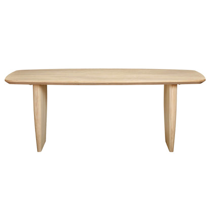 Tonic Wood Rectangular Dining Table-Dining Tables-LH Imports-LOOMLAN