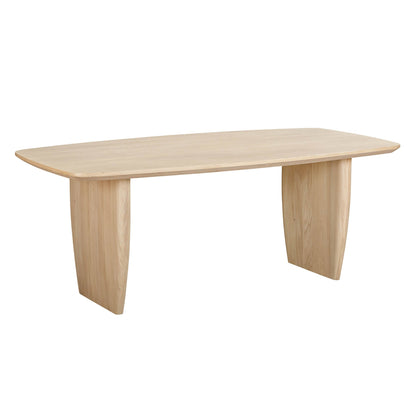 Tonic Wood Rectangular Dining Table-Dining Tables-LH Imports-LOOMLAN