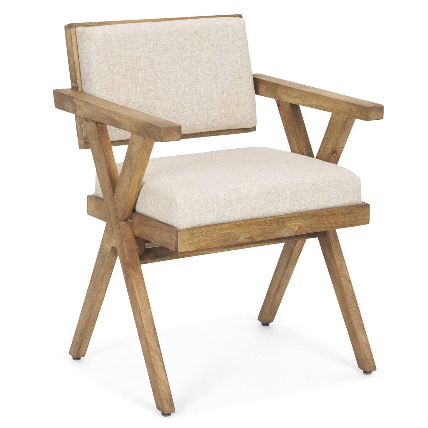 Topanga Cream Fabric Dining Chair (Set of 2)