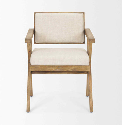 Topanga Cream Fabric Dining Chair (Set of 2)