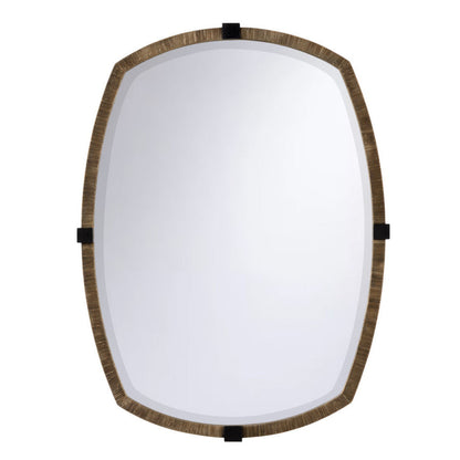 Topher Contoured Resin Frame Wall Mirror