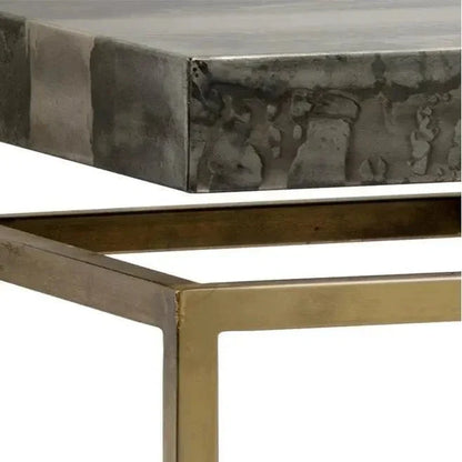 Toreno Console Table Hand Iron Antique Brass Base - LOOMLAN - SUNPAN - Console Tables