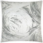 Tornado Pewter Grey Throw Pillow With Insert - LOOMLAN - D.V. Kap - Throw Pillows