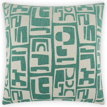 Toro Malachite Teal Throw Pillow With Insert - LOOMLAN - D.V. Kap - Throw Pillows