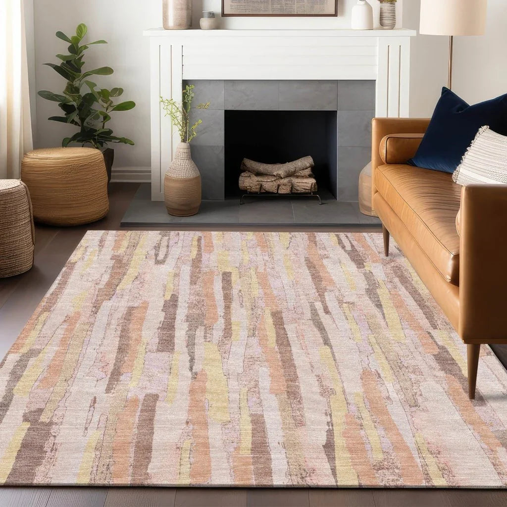 Torra Pink Washable Indoor - Outdoor Rug - LOOMLAN - LOOMLAN Rugs - Outdoor Rugs