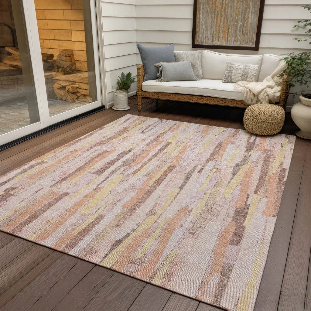 Torra Pink Washable Indoor - Outdoor Rug - LOOMLAN - LOOMLAN Rugs - Outdoor Rugs