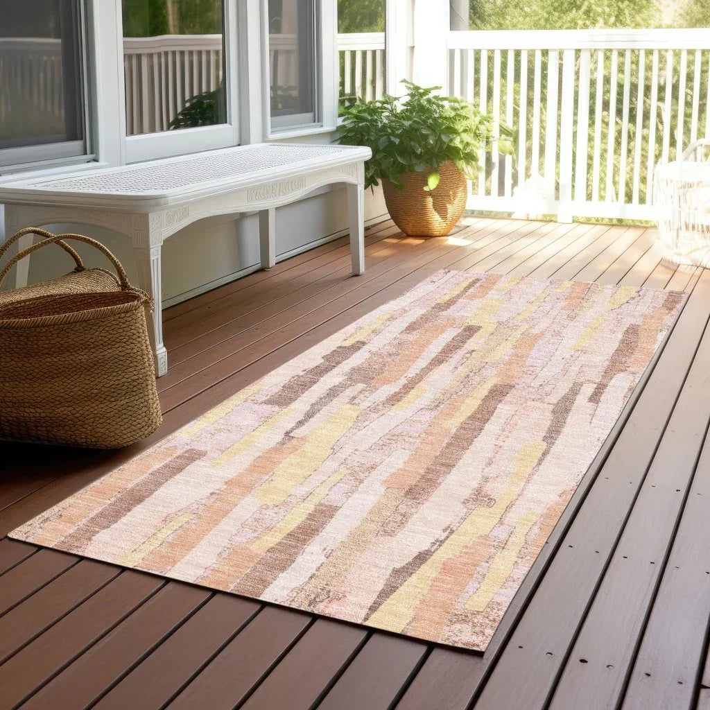Torra Pink Washable Indoor - Outdoor Rug - LOOMLAN - LOOMLAN Rugs - Outdoor Rugs