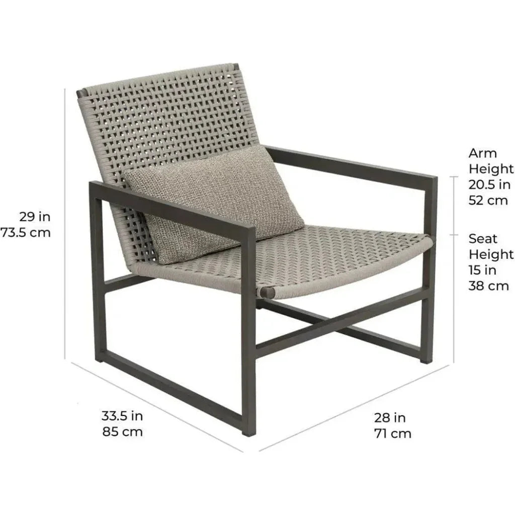 Torres Strait Lounge Chair - Nut Brown Outdoor-Outdoor Lounge Chairs-Seasonal Living-LOOMLAN