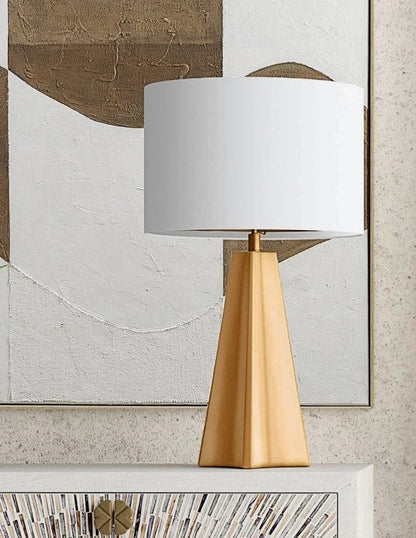 Torrington Gold Polyresin Table Lamp - LOOMLAN - Bassett Mirror - Table Lamps