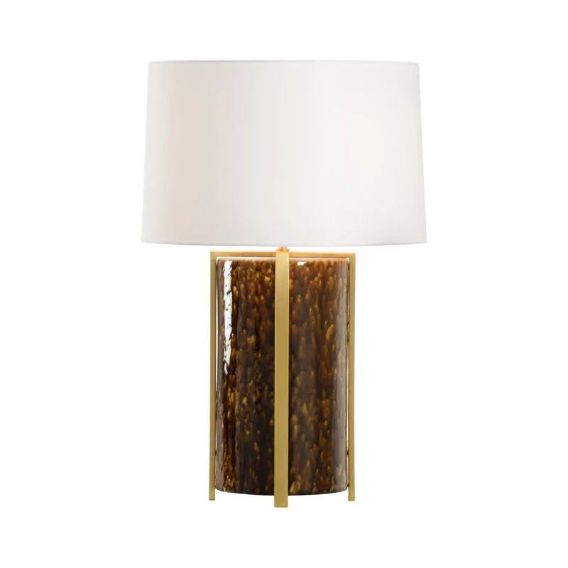 Tortoise Ceramic Made Table Lamp - LOOMLAN - Chelsea House - Table Lamps