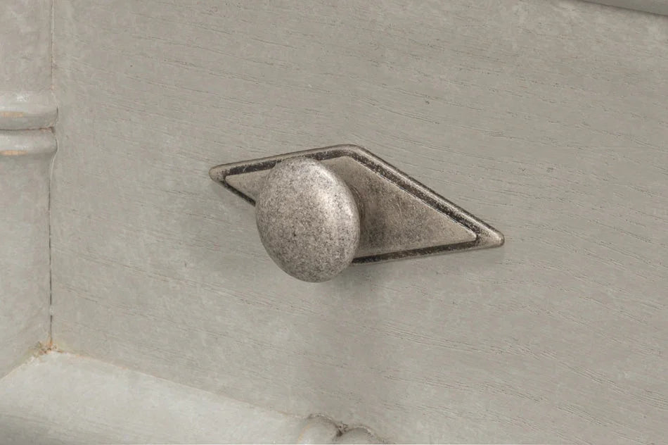 Tortola Three Drawer White Chest - LOOMLAN - Sarreid - Chests