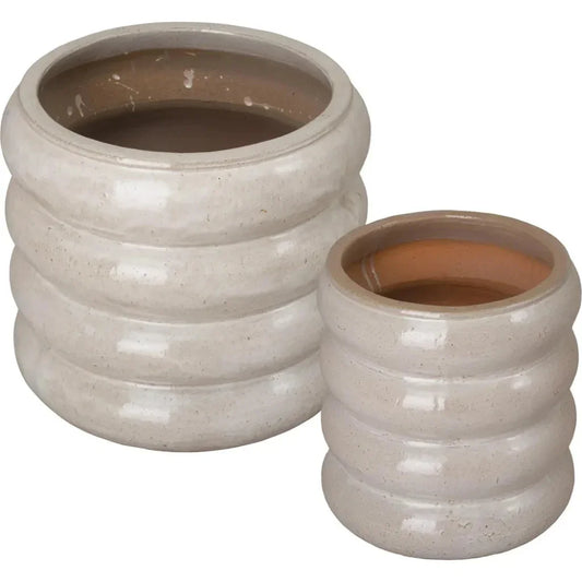 Torus Round Ceramic Planter - LOOMLAN - Emissary - Planters