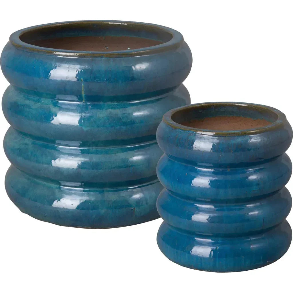 Torus Round Ceramic Planter - LOOMLAN - Emissary - Planters