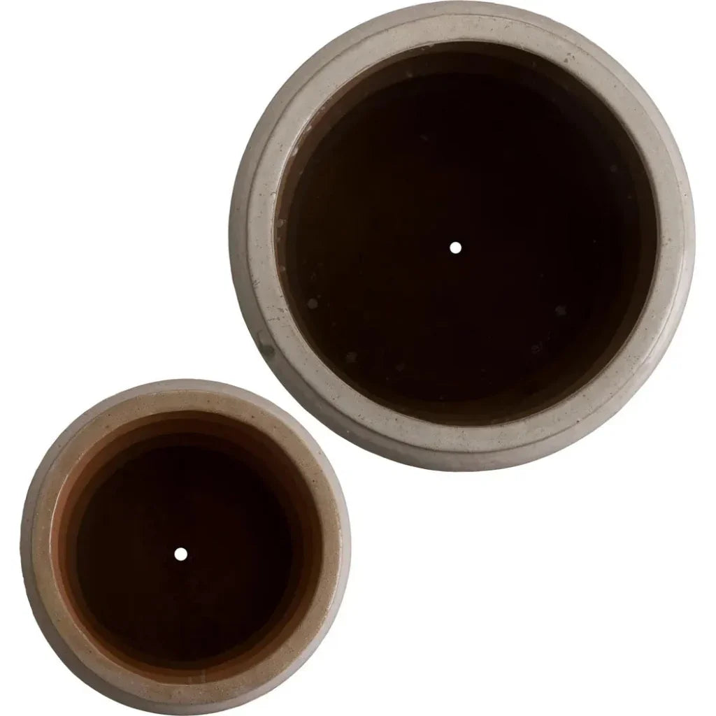 Torus Round Ceramic Planter - LOOMLAN - Emissary - Planters