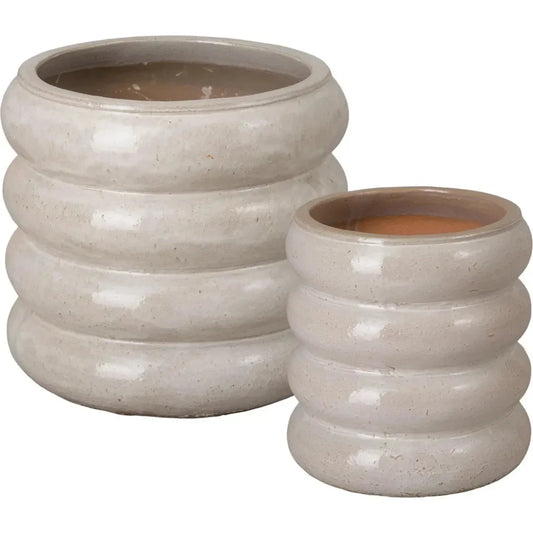 Torus Round Ceramic Planter - LOOMLAN - Emissary - Planters