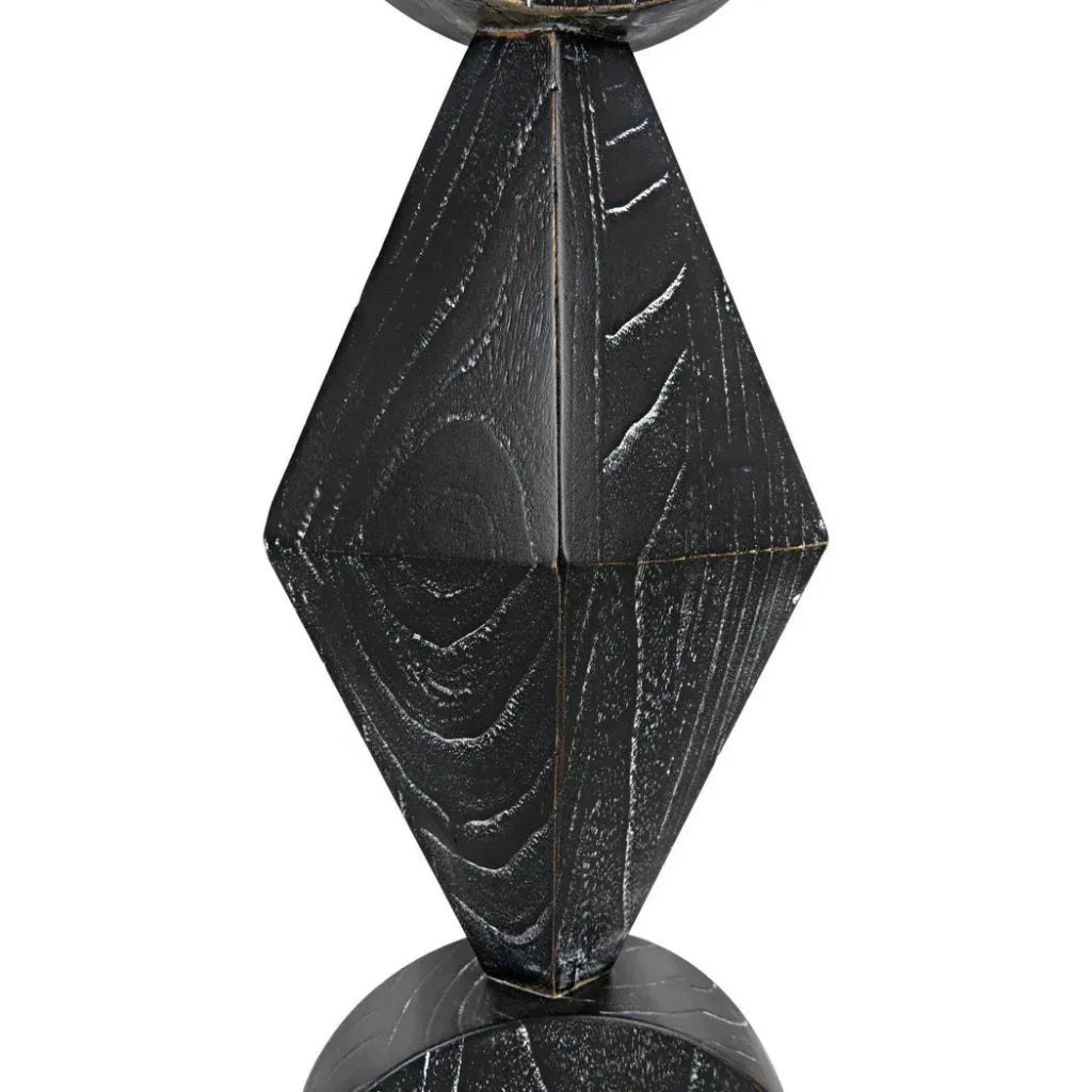 Totem Cinder Black Sculpture - LOOMLAN - Noir - Statues & Sculptures
