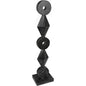Totem Cinder Black Sculpture - LOOMLAN - Noir - Statues & Sculptures