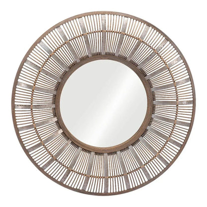 Toto Mirror Antique Gold - LOOMLAN - Zuo Modern - Wall Mirrors