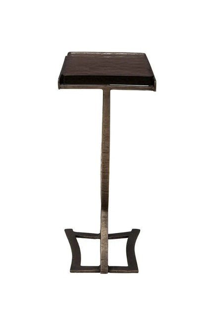 Toulon Brass Rectangular Side Table - LOOMLAN - Furniture Classics - Side Tables