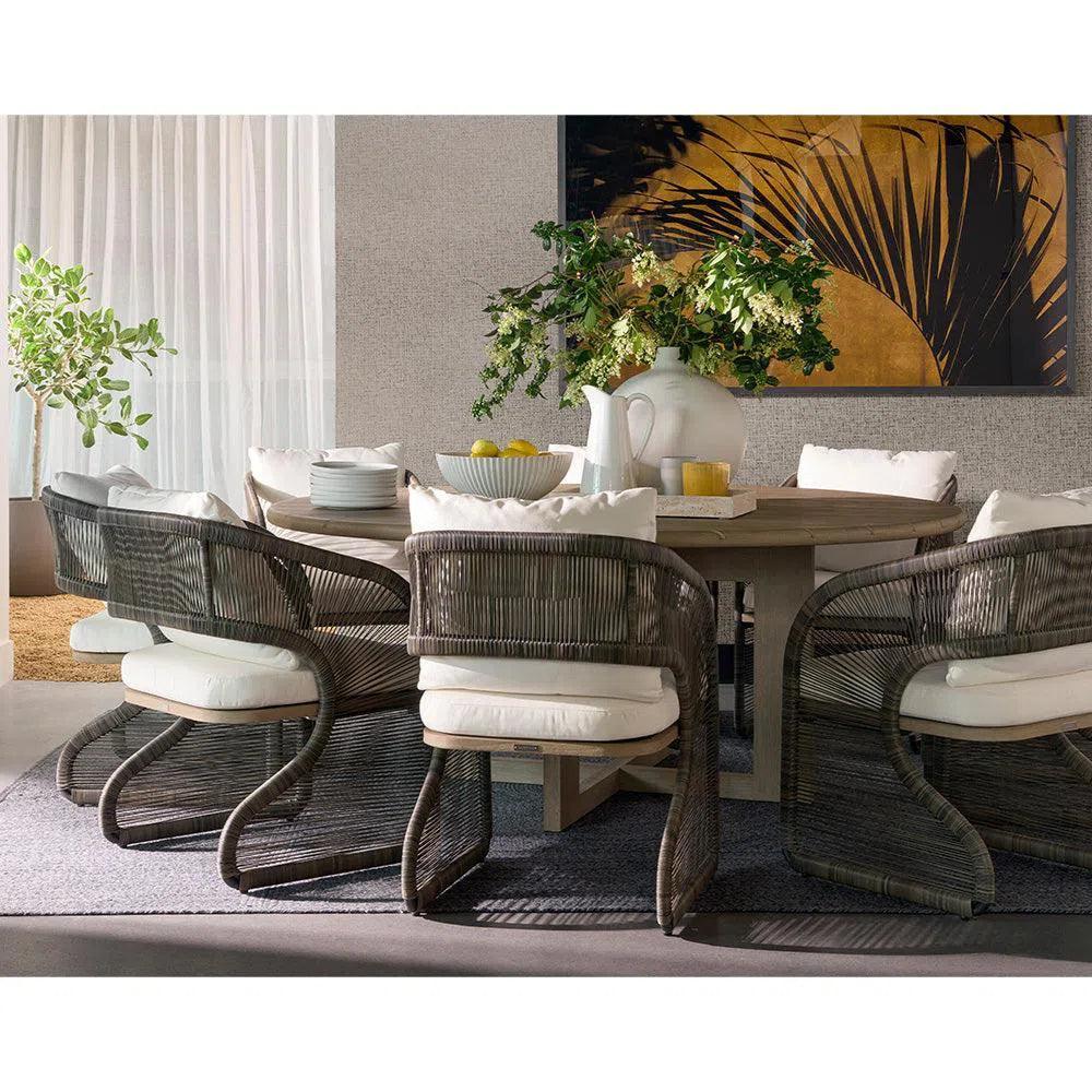 Toulon Dining Chair Stinson Cream Outdoor-Outdoor Dining Chairs-SUNPAN-LOOMLAN