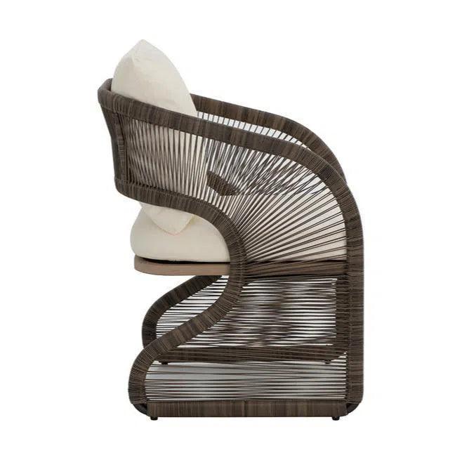 Toulon Dining Chair Stinson Cream Outdoor-Outdoor Dining Chairs-SUNPAN-LOOMLAN