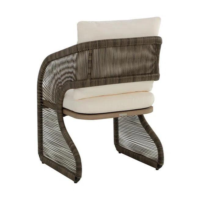 Toulon Dining Chair Stinson Cream Outdoor-Outdoor Dining Chairs-SUNPAN-LOOMLAN