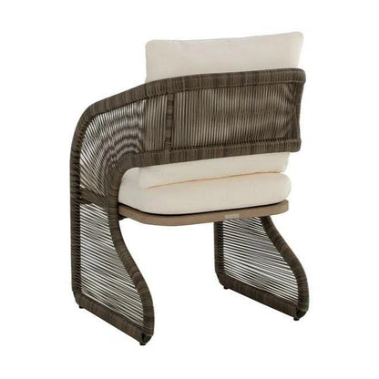 Toulon Dining Chair Stinson Cream Outdoor-Outdoor Dining Chairs-SUNPAN-LOOMLAN