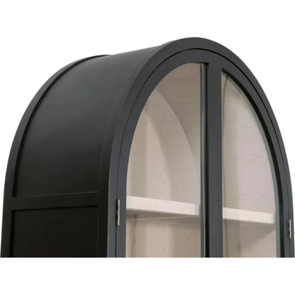 Toulouse Wooden Glass Display Cabinet - LOOMLAN - Essentials For Living - Bookcases