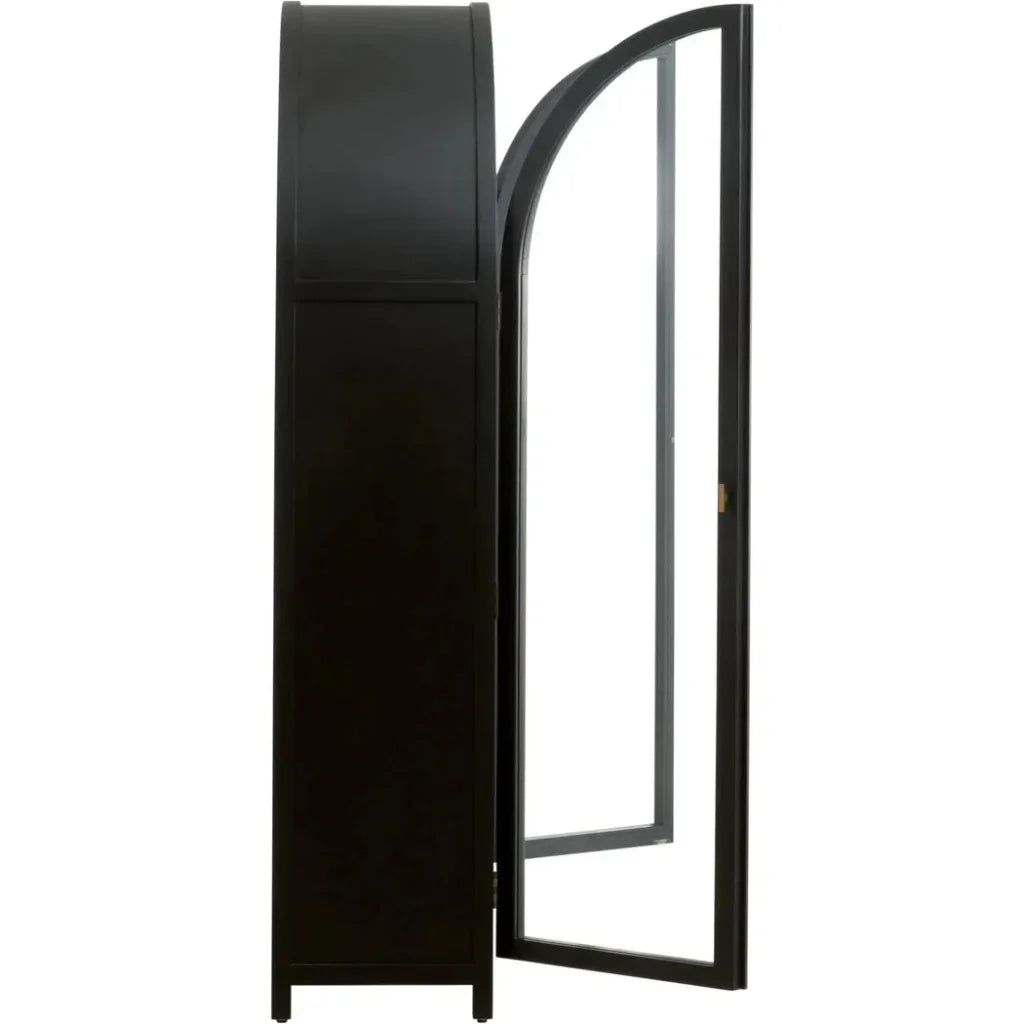 Toulouse Wooden Glass Display Cabinet - LOOMLAN - Essentials For Living - Bookcases