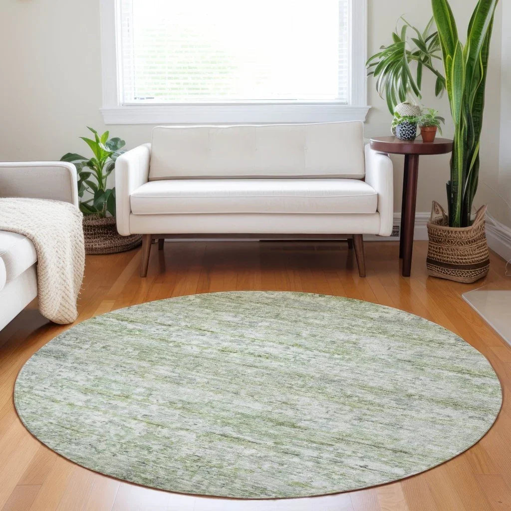 Tova Green Washable Indoor-Outdoor Rug-Outdoor Rugs-LOOMLAN Rugs-LOOMLAN