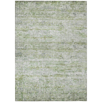 Tova Green Washable Indoor-Outdoor Rug-Outdoor Rugs-LOOMLAN Rugs-2'6" x 3'10"-LOOMLAN
