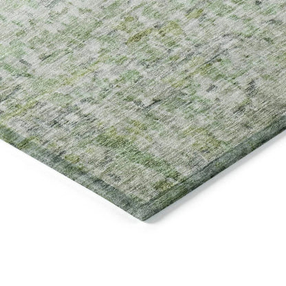 Tova Green Washable Indoor-Outdoor Rug-Outdoor Rugs-LOOMLAN Rugs-LOOMLAN