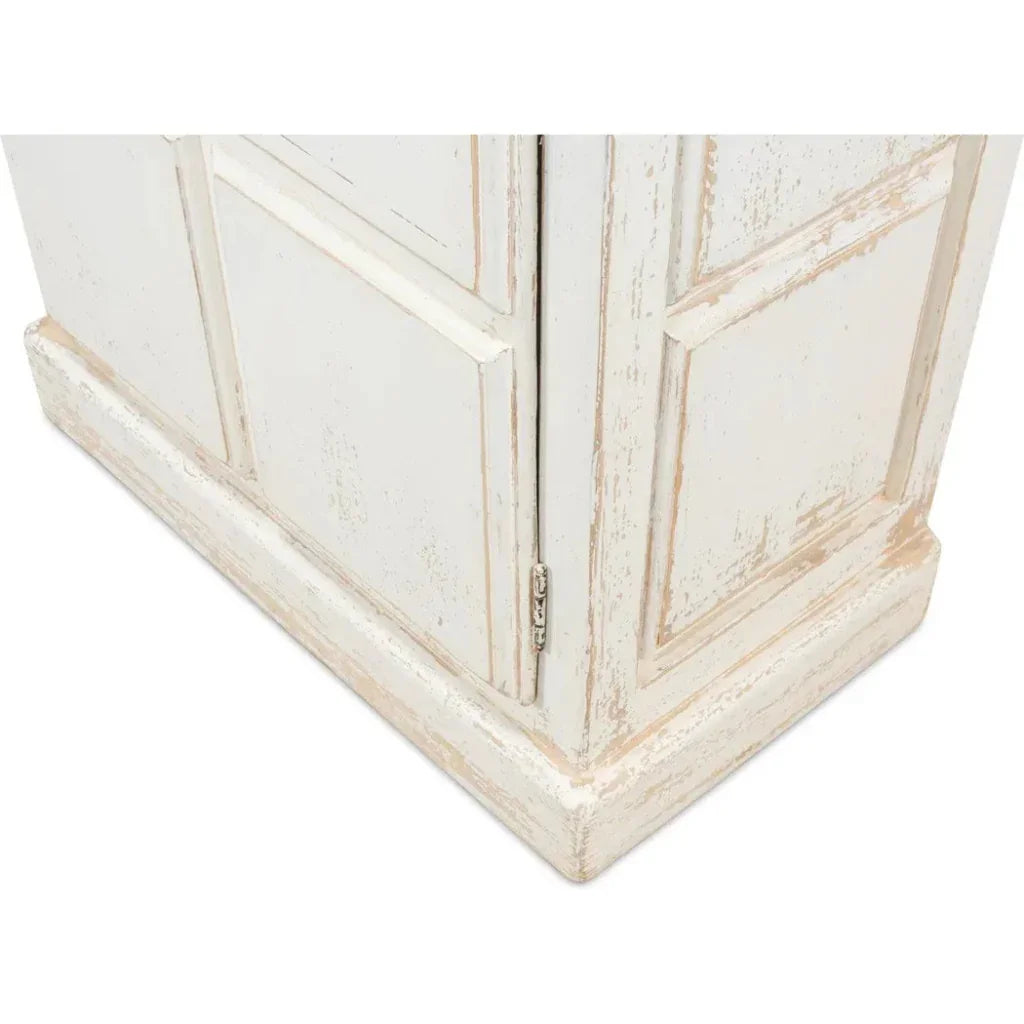 Tower Bookcase Curio Cabinet Glass Doors - LOOMLAN - Sarreid - Buffets & Curios