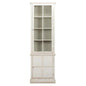 Tower Bookcase Curio Cabinet Glass Doors - LOOMLAN - Sarreid - Buffets & Curios